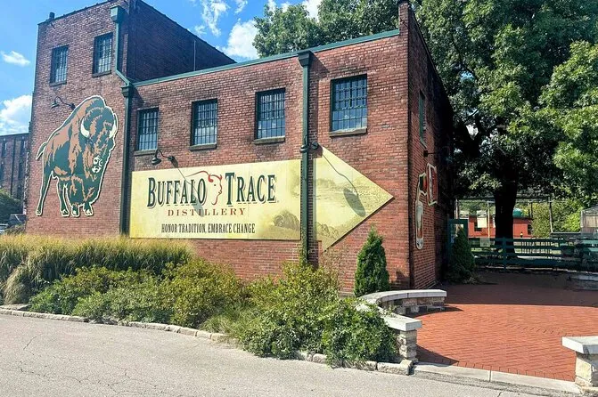 Small craft distillery barrels along the Kentucky bourbon trail on a Buffalo Trace distillery tour craft-route day