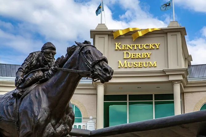 Kentucky Derby Museum and Churchill Downs racetrack visited alongside a Buffalo Trace distillery tour trip to Louisville